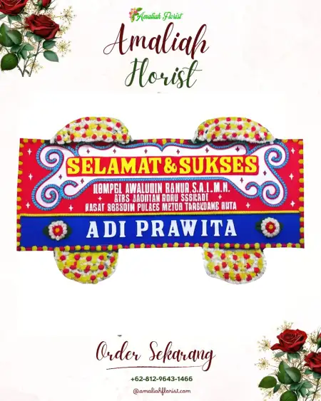 Papan Bunga Ucapan Selamat Bula